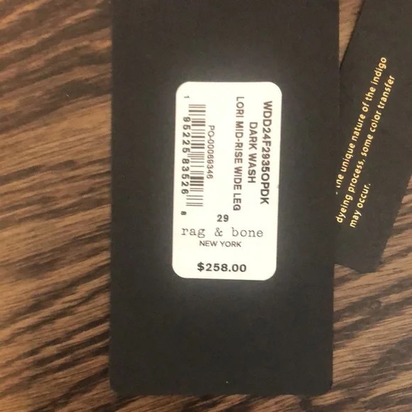 Rag & Bone mid-rise wide leg jeans - Picture 5 of 13